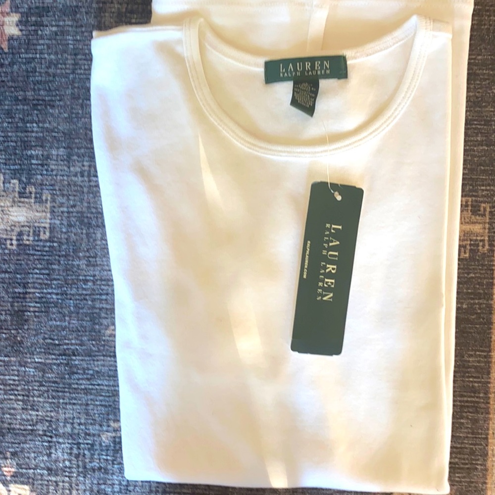 Crisp white t-shirt by Ralph Lauren